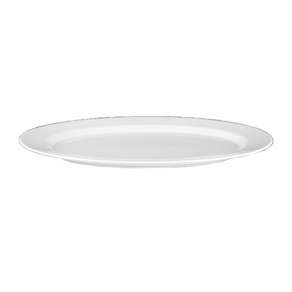 Seltmann Weiden No Limits Platter Oval, Serving Platter, Serving Plate, Porcelain, White, 35 x 26.2 cm, 001.710890