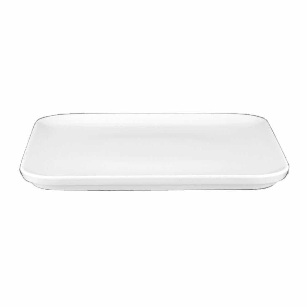 Seltmann Weiden No Limits Square Plate, Serving Plate, Serving Plate, Porcelain, White, 23.8 x 23.8 cm, 001.710892