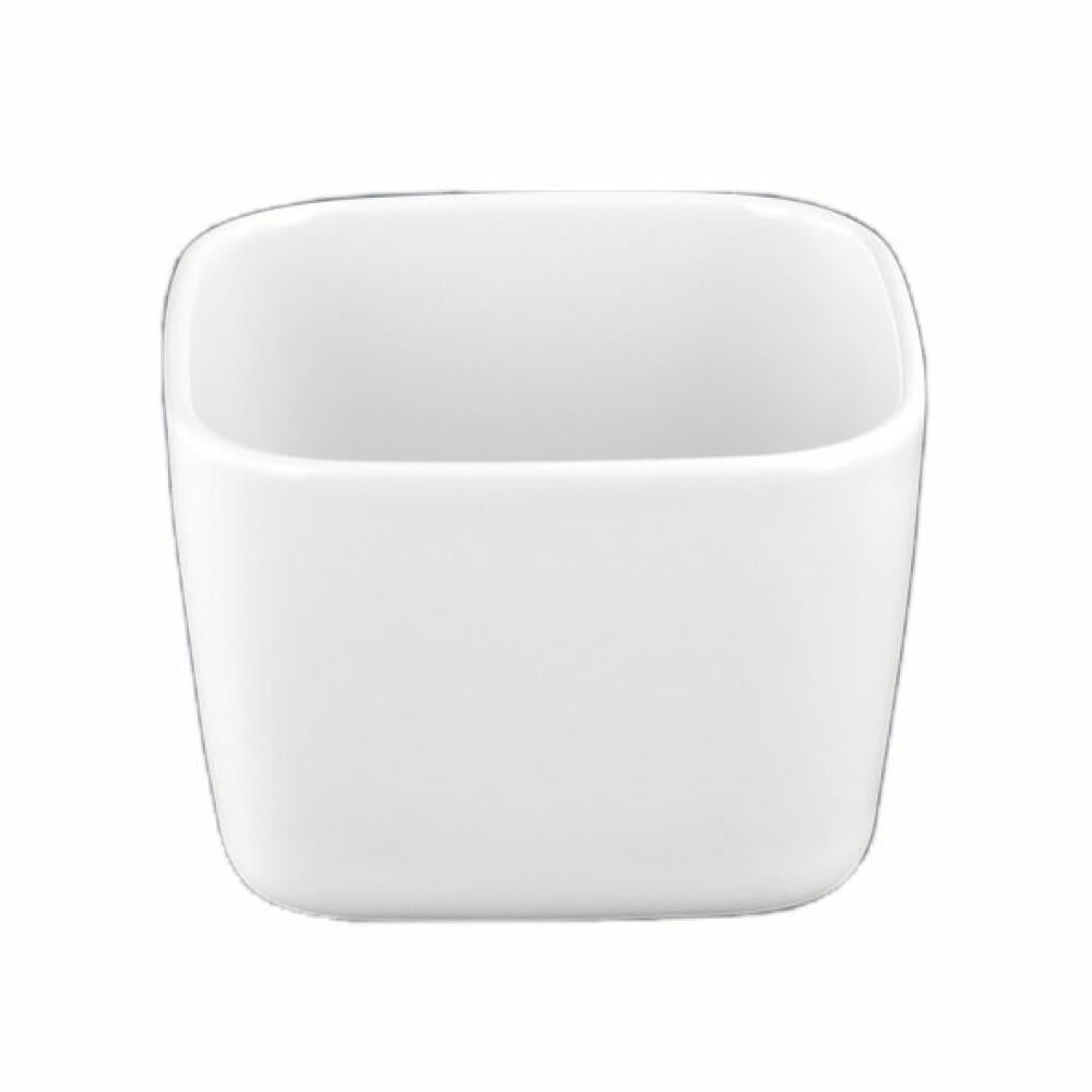 Seltmann Weiden No Limits Bowl Square, Dessert Bowl, Bowl, Porcelain, White, 11 x 11 cm, 001.711592