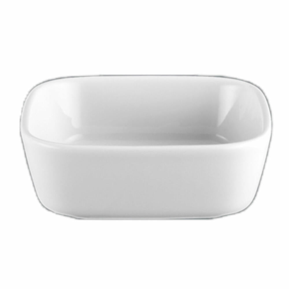 Seltmann Weiden No Limits Square Bowl, Dip Bowl, Bowl, Porcelain, White, 11 x 11 cm, 001.711596