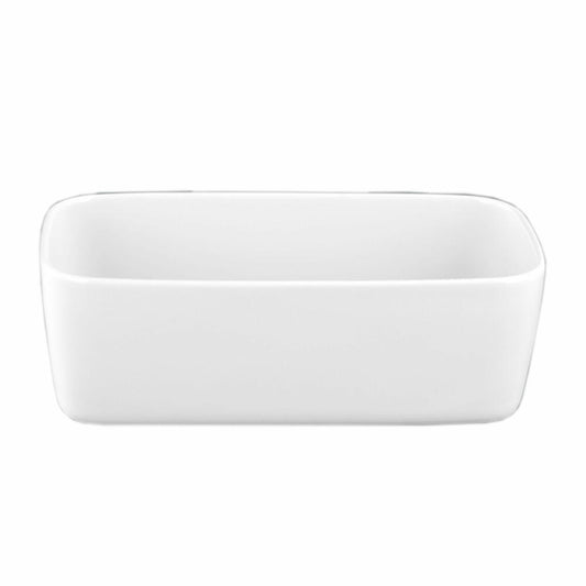 Seltmann Weiden No Limits Bowl Rectangular, Serving Bowl, Bowl, Porcelain, White, 35.7 x 23.3 cm, 001.711703