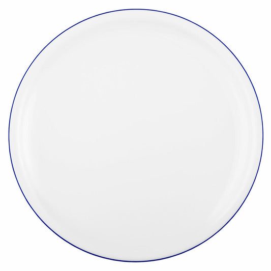 Seltmann Weiden Compact dinner plate, plate, porcelain, blue rim, Ø 25.4 cm, 001.718859