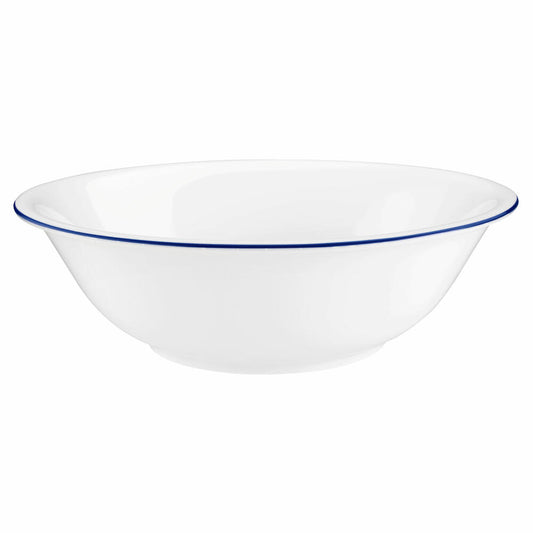 Seltmann Weiden Compact Schüssel, Schale, Salatschale, Porzellan, Blaurand, Ø 23 cm, 001.718865