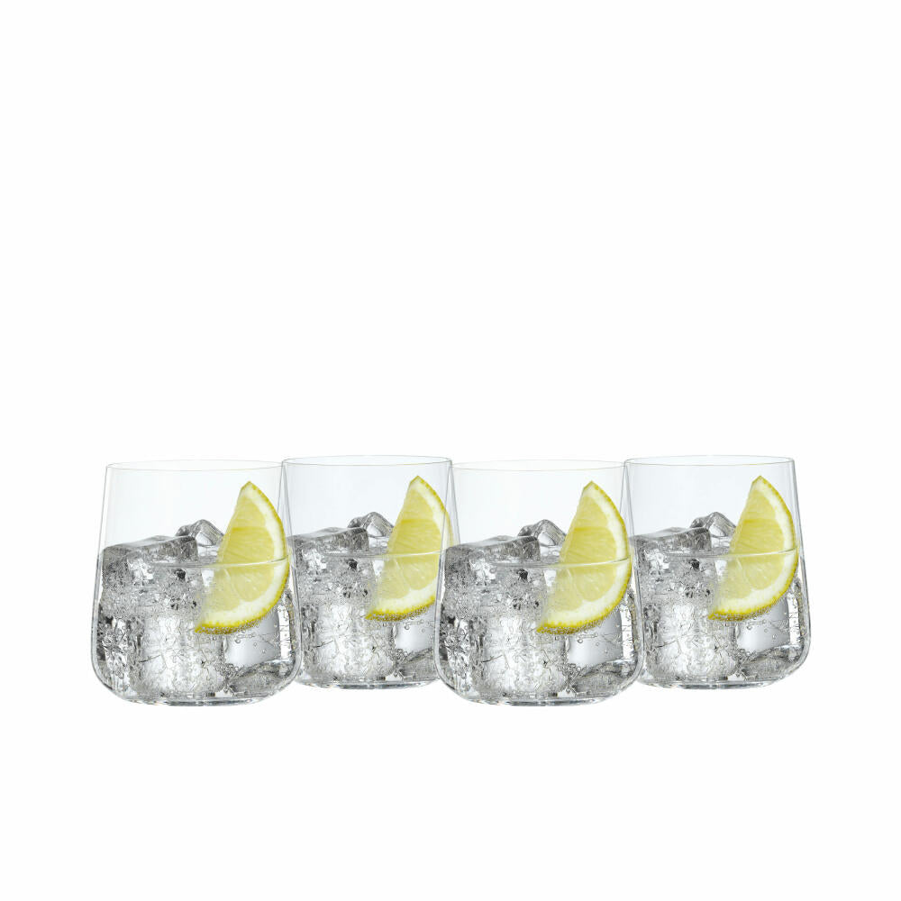 Spiegelau Becher Set Style S 4-tlg., Trinkbecher, Wassergläser, Kristallglas, 340 ml, 4670184