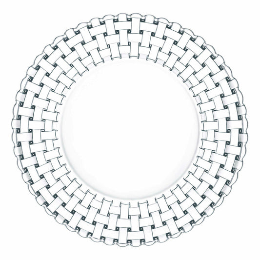 Nachtmann Bossa Nova Teller Klein, 2er Set, Servierteller, Glasteller, Kristallglas, Ø 23 cm, 0098035-0
