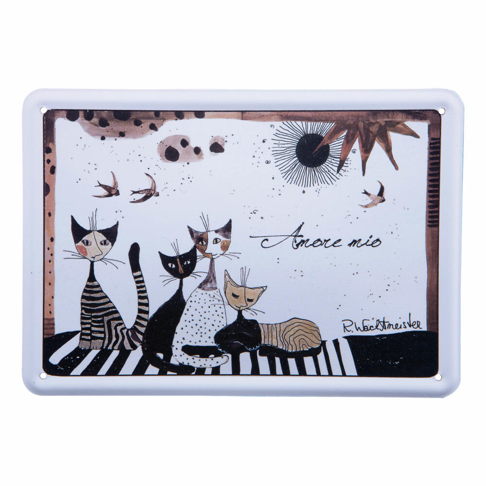 Goebel Amore Mio Postkarte, Post Karte, Geschenkkarte, Grußkarte, Rosina Wachtmeister, Metall, 14.5 cm, 66851761