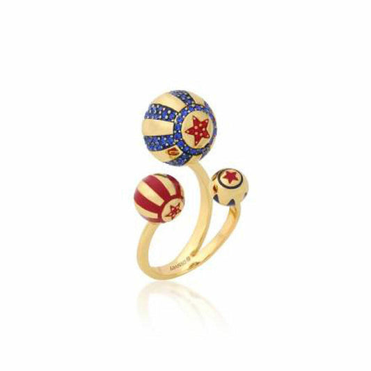 Goebel CK Zirkus Ball Ring Gelbg. Couture Kingdom Dumbo Gold Messing vergoldet 12101591