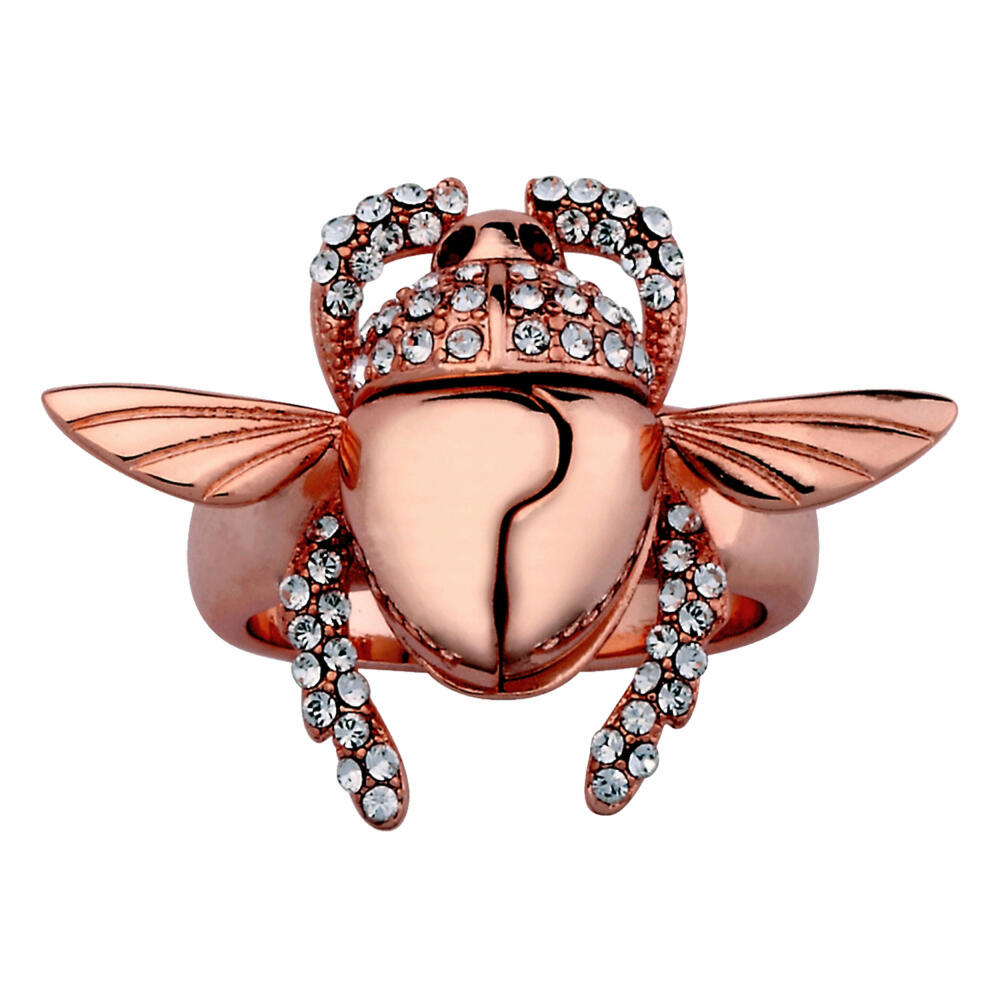 Goebel Aladdin Gold Scarab Ring, Disney, Beetle Ring, Jewelry, Rose Gold, 14 Carat, Size 6, 12101651