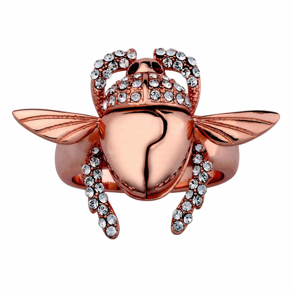 Goebel Aladdin Gold Scarab Ring, Disney, Beetle Ring, Jewelry, Rose Gold, 14 Karat, Size 8, 12101671