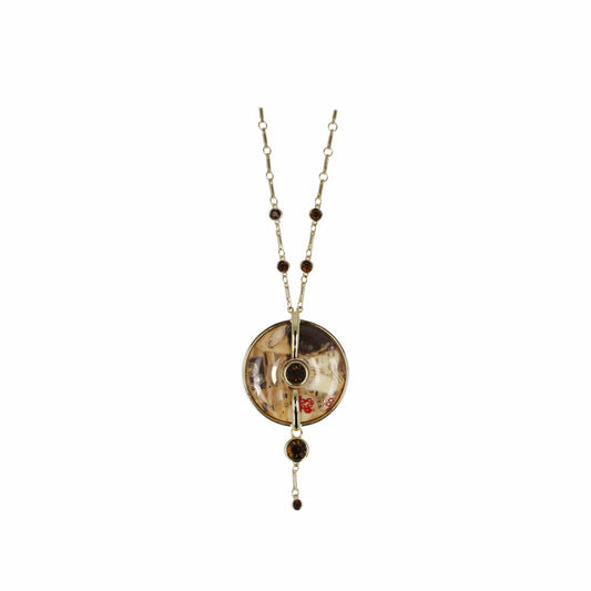Goebel Necklace Gustav Klimt - The Kiss, Chain, Artis Orbis, Porcelain, Colorful, 4.5 cm, 67045411