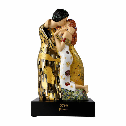 Goebel Figurine Gustav Klimt - The Kiss, Artis Orbis, Decorative Figure, Porcelain, Colorful, 33 cm, 66488941