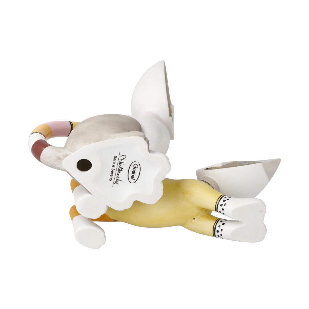 Goebel Figurine Rosina Wachtmeister - Cats Sara e Sereno, Cat World, Biscuit Porcelain, Colorful, 31343061
