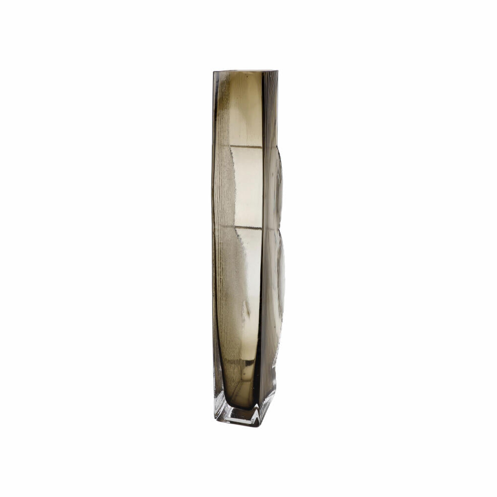 Goebel Vase Golden Smoke, Dekovase, Blumenvase, Glas, Grau, 34.5 cm, 23122821
