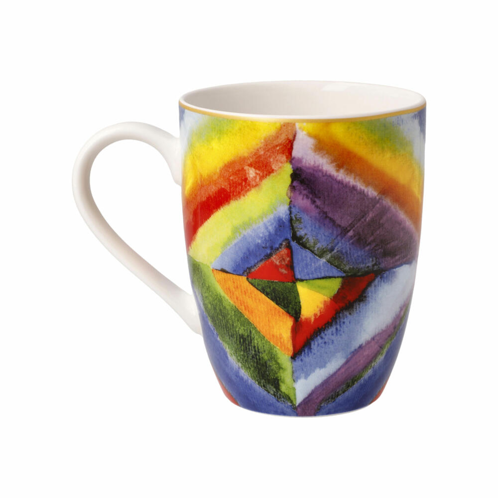 Goebel Artist Mug Wassily Kandinsky - Color Study, Fine Bone China, Colorful, 0.4 L, 67062201