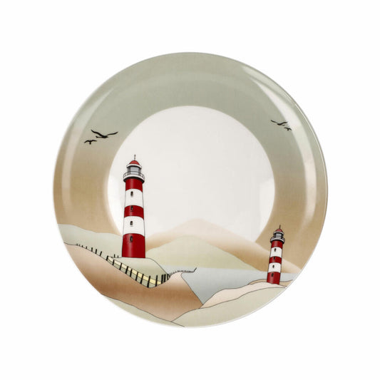 Goebel plate Lighthouse, Scandic Home, fine bone china, colorful, 23 cm, 23102081
