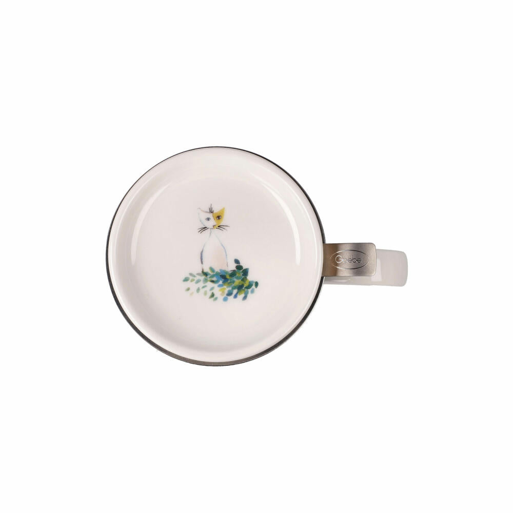Goebel Teetasse mit Deckel und Sieb Rosina Wachtmeister - Tempi felici, Fine Bone China, Bunt, 0.45 L, 66861321