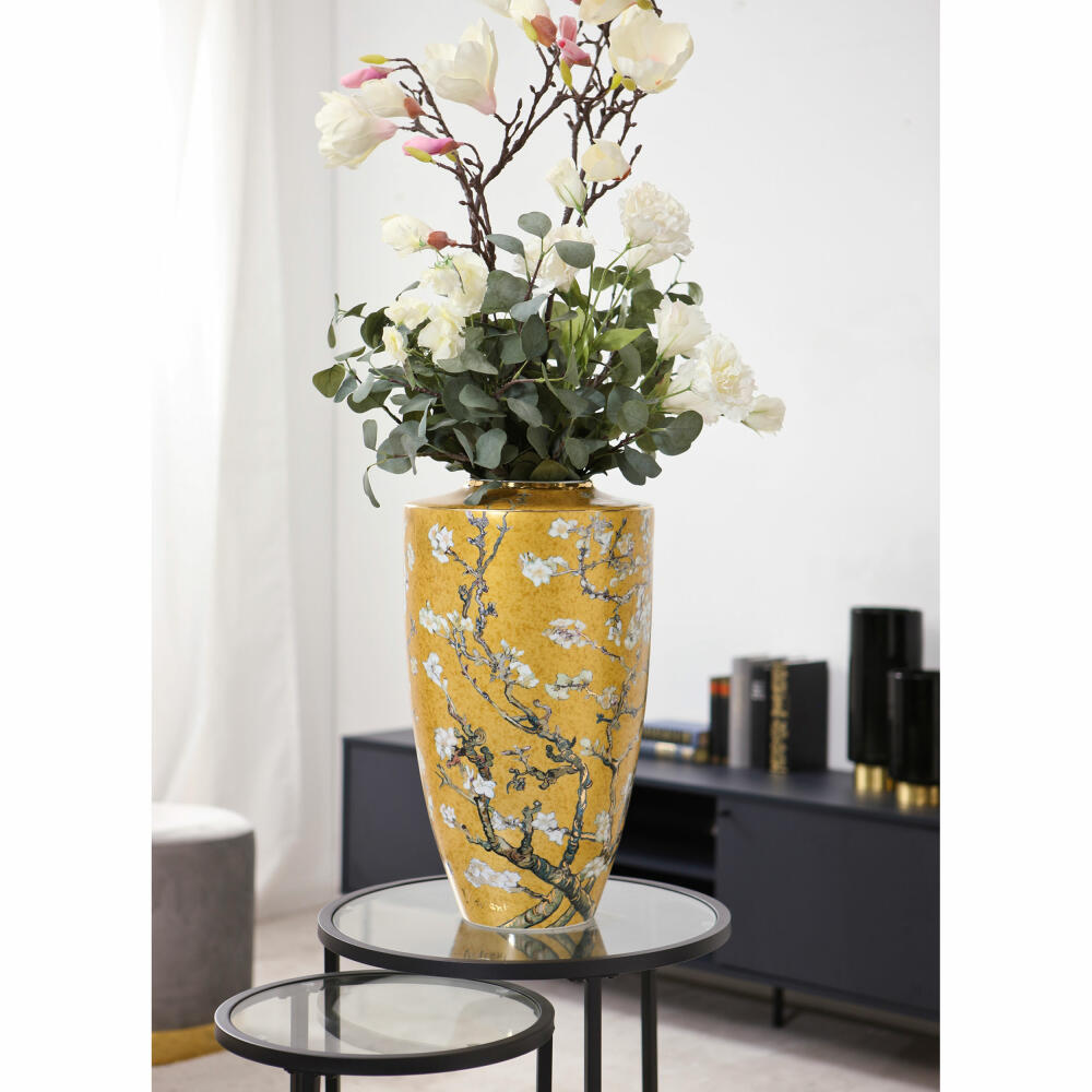 Goebel Vase Van Gogh - Mandelbaum Gold, Artis Orbis, Dekovase, Porzellan, Bunt, 55 cm, 67062651