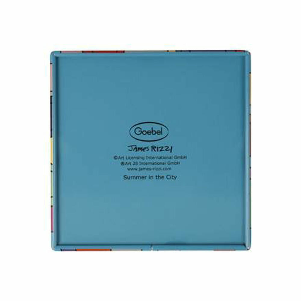 Goebel Tea Tin James Rizzi - Summer in the City, Storage Tin, Tea Tin, Metal, 26103411