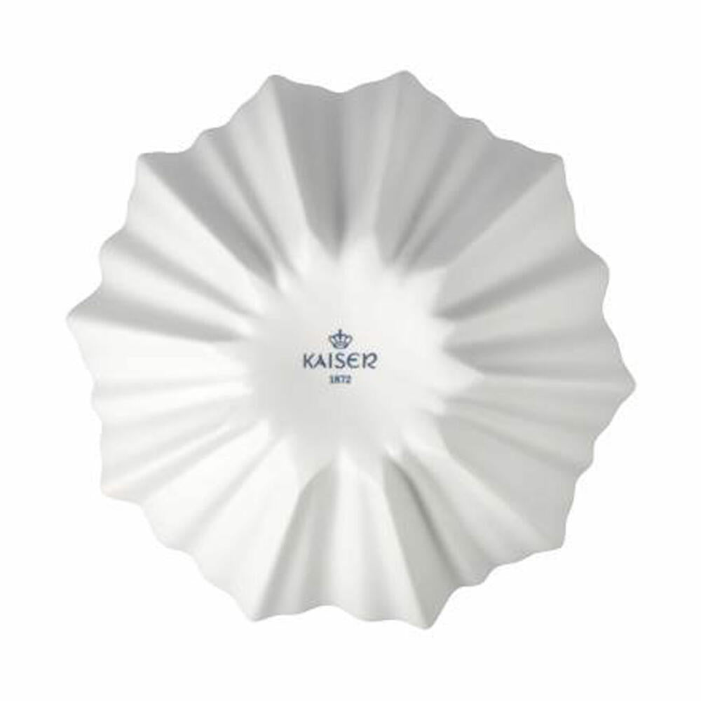Goebel Vase Bahar, flower vase, decorative vase, bisque porcelain, bisque white, H 18 cm, 14005701