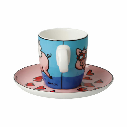 Goebel Espressotasse Ed Eck- When Pigs Fly, Fine Bone China, Bunt, 100 ml, 67200201