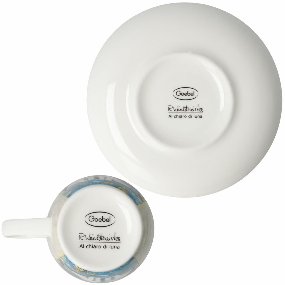 Goebel Espressotasse Rosina Wachtmeister -Al chiaro di luna, Fine Bone China, 100 ml, 66861391