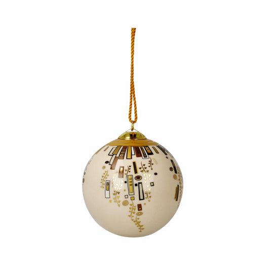 Goebel Christbaumkugel Gustav Klimt - Ornamente, Porzellan, Bunt, 7.5 cm, 67075281