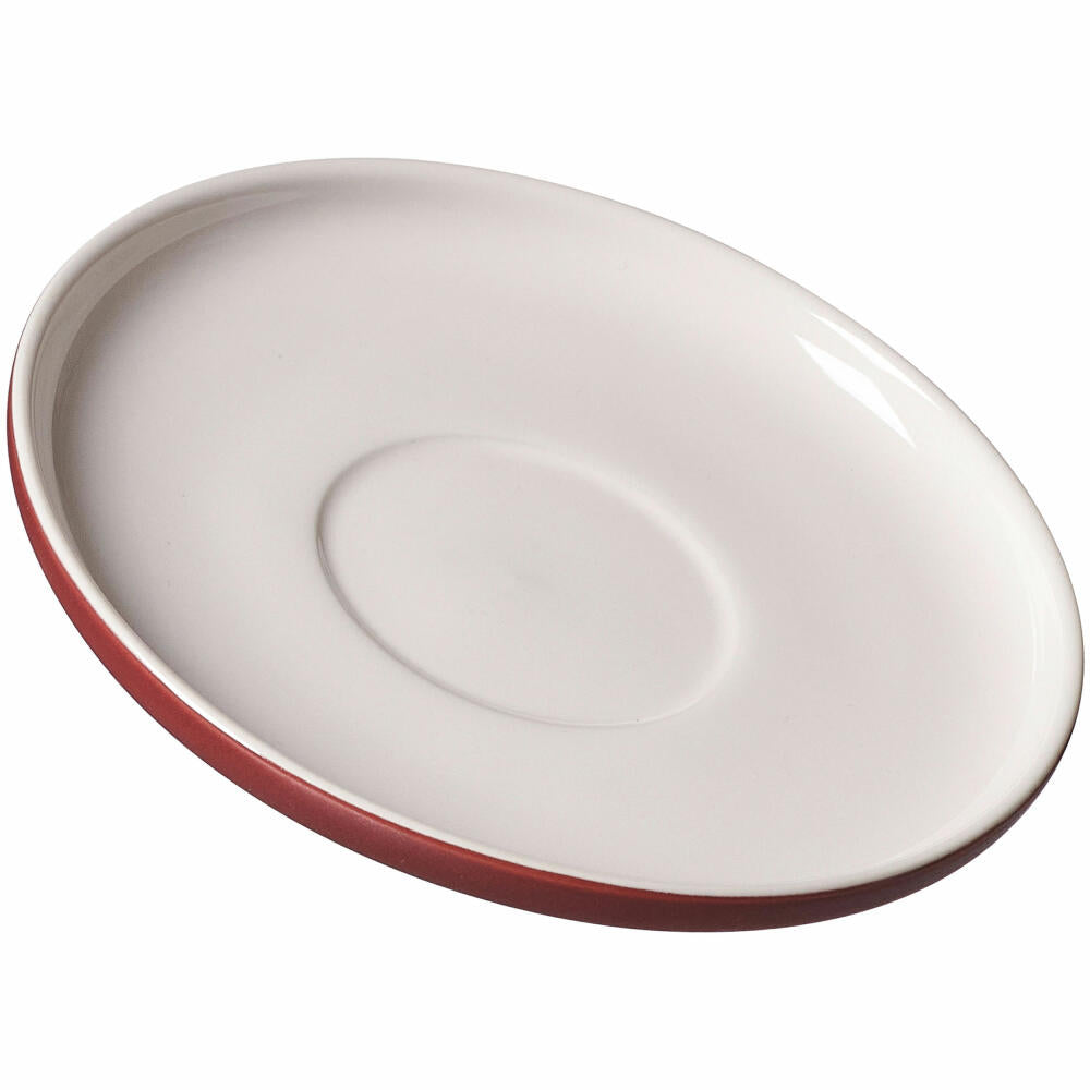 Ritzenhoff & Breker coffee saucer Jasper, coffee saucer, underplate, coaster, stoneware, berry, Ø 15 cm, 420333