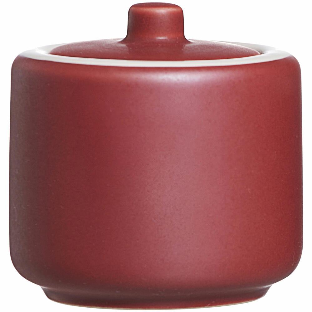 Ritzenhoff & Breker sugar bowl Jasper, sugar bowl, storage jar, storage, stoneware, berry, Ø 8.5 cm, 420425
