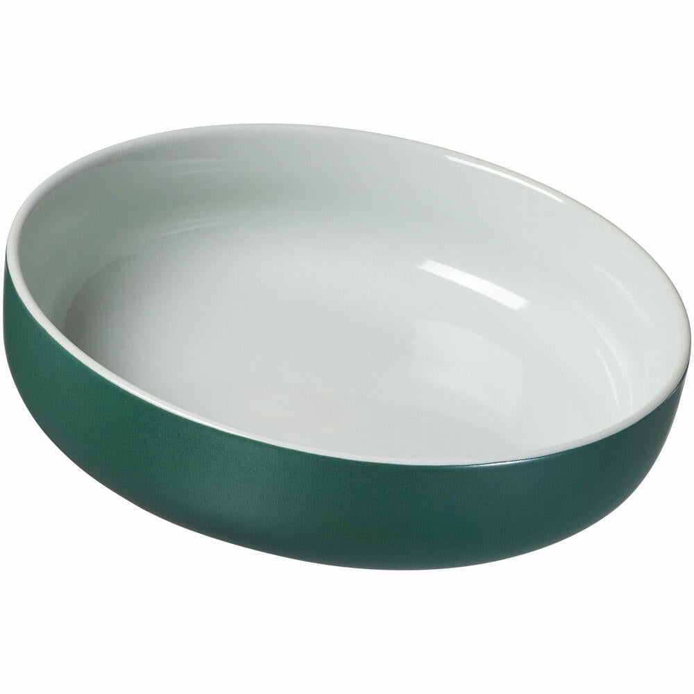 Ritzenhoff & Breker bowl Jasper, cereal bowl, bowl, salad bowl, stoneware, green, Ø 19 cm, 420609