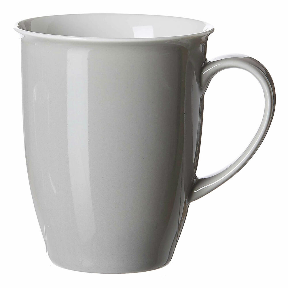 Ritzenhoff & Breker Doppio Kaffeebecher, Kaffee Becher, Tasse, Geschirr, Porzellan, Grau, 320 ml, 576801