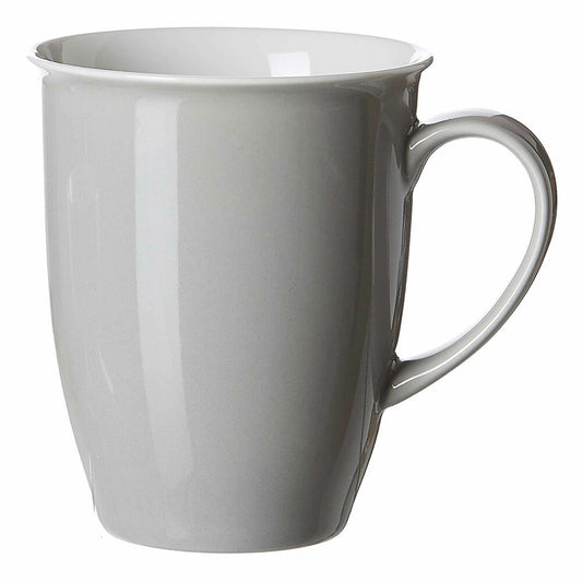Ritzenhoff & Breker Doppio Kaffeebecher, Kaffee Becher, Tasse, Geschirr, Porzellan, Grau, 320 ml, 576801