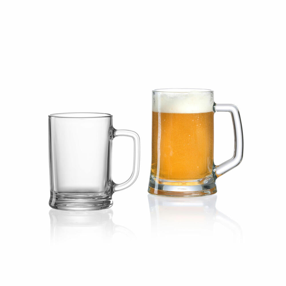 Ritzenhoff & Breker Bierseidel Leo, beer glass, Seidel, beer mug, glass, clear, 500 ml, 817966