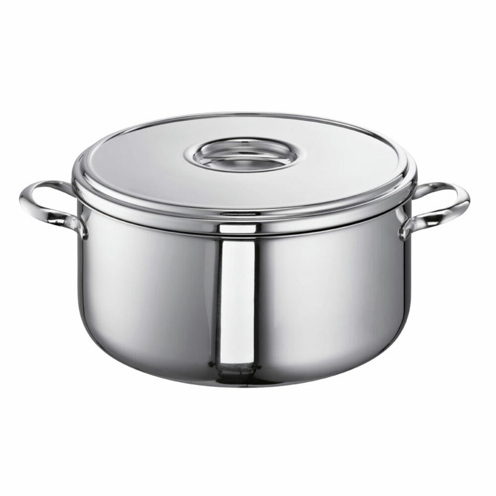 Schulte-Ufer roasting pan Romana i, casserole dish, cooking pot, stainless steel 18/10, 28 cm, 7.5 L, 6301-28 i