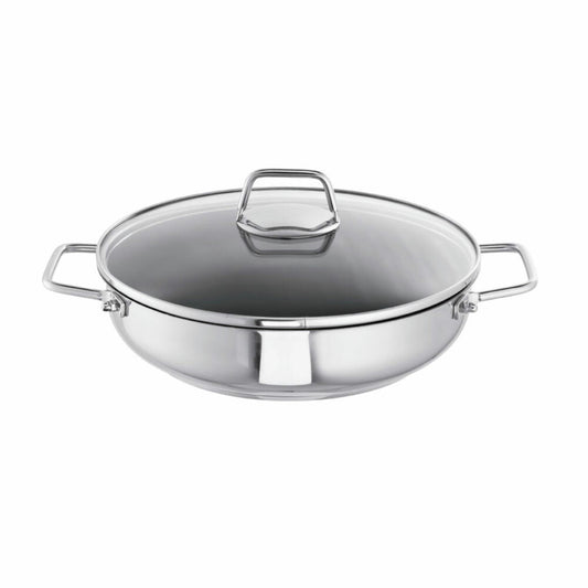 Schulte-Ufer braising pan Wega, incl. lid, casserole dish, stainless steel, coated, 26 cm, 64056-965-26