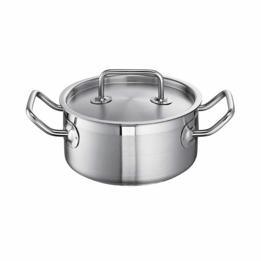 Schulte-Ufer Profi-Line i frying pan, casserole dish, cooking pot, stainless steel 18/10, 16 cm, 1.5 L, 6404-16 i