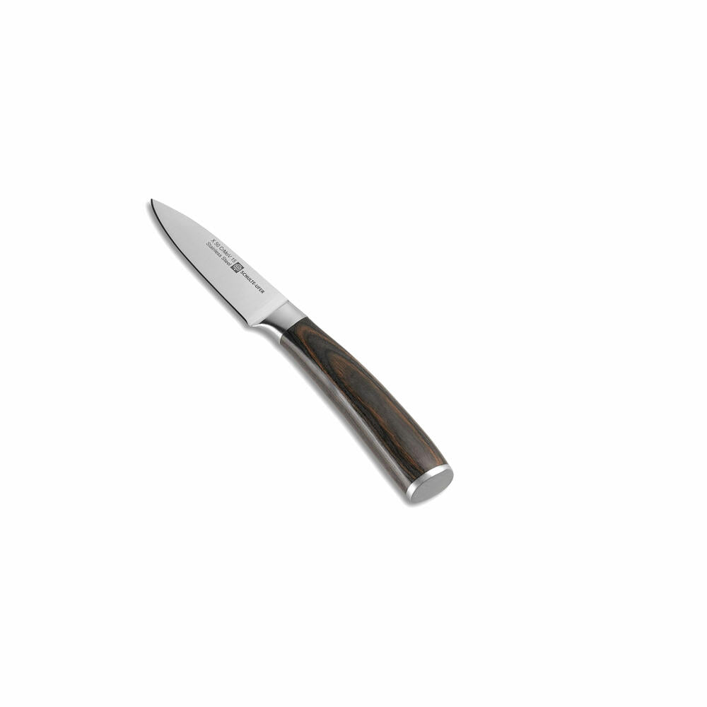 Schulte-Ufer vegetable knife Riku, kitchen knife, knife, blade steel, laminated wood handle, 61627