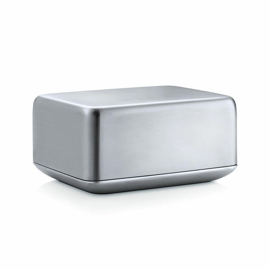 Blomus Basic Butter Dish, Medium, Butter Dish, Butter Container, Stainless Steel, for 250 g Butter, 63638