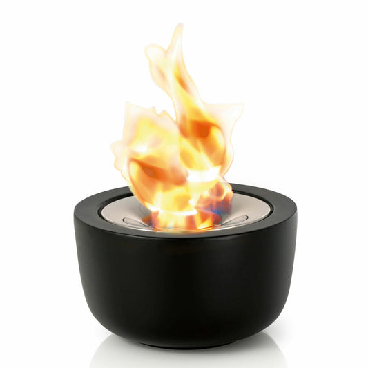 Blomus Gelfeuerstelle Fuoco, Gartenlicht, frostsichere Keramik, inkl. Löscher, 18 cm, 65078