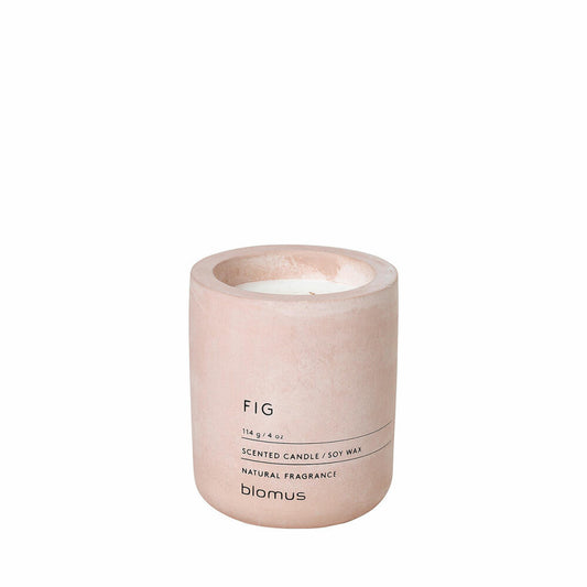 blomus FRAGA scented candle, Rose Dust, concrete, H 8 cm, Ø 6.5 cm, 65650
