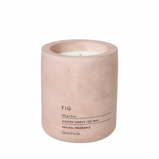 blomus FRAGA scented candle, Rose Dust, concrete, H 11 cm, Ø 9 cm, 65655