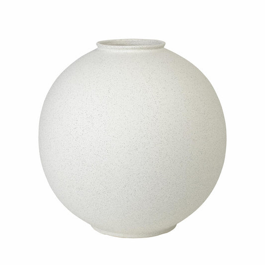 blomus RUDEA Vase, Blumenvase, Dekovase, Keramikvase, Keramik, Lily White, H 17.5 cm, 65727
