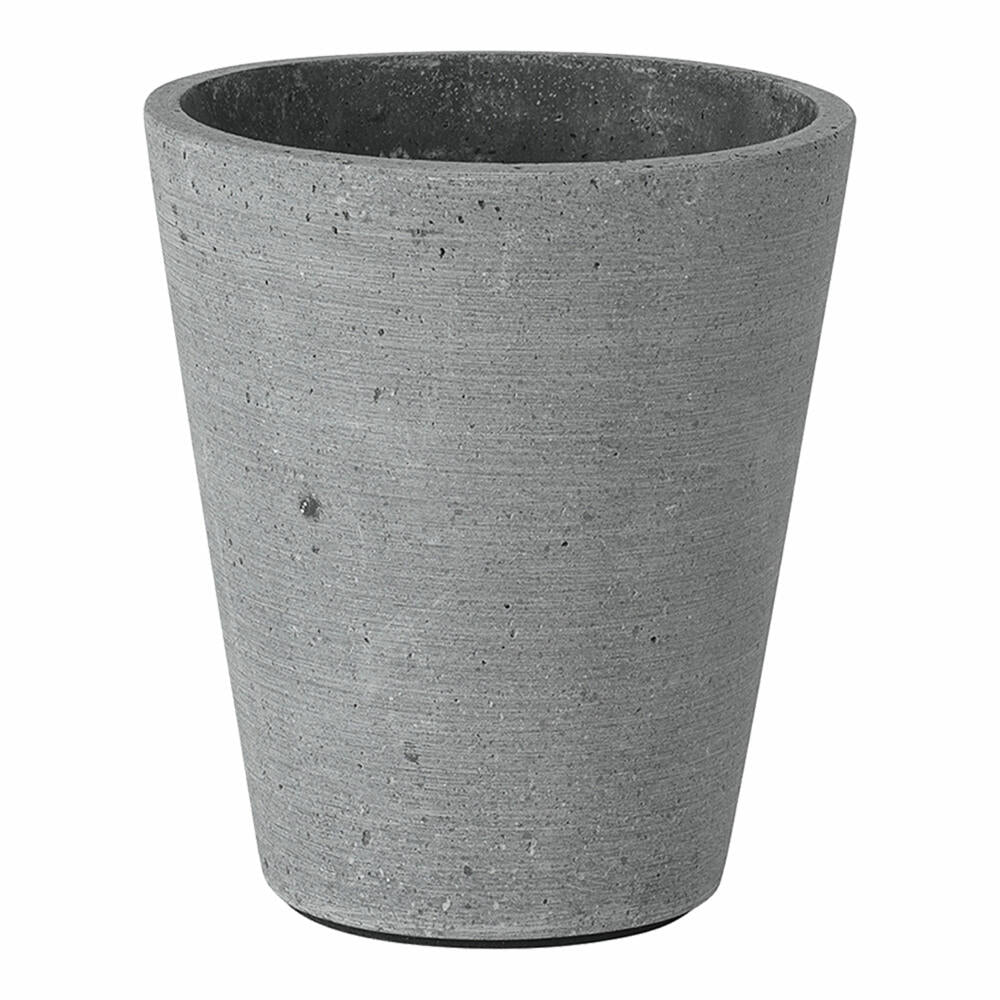 Blomus COLUNA Pflanzgefäß, Pflanztopf, Blumentopf, Polystone, dunkelgrau, 12 cm, 65728