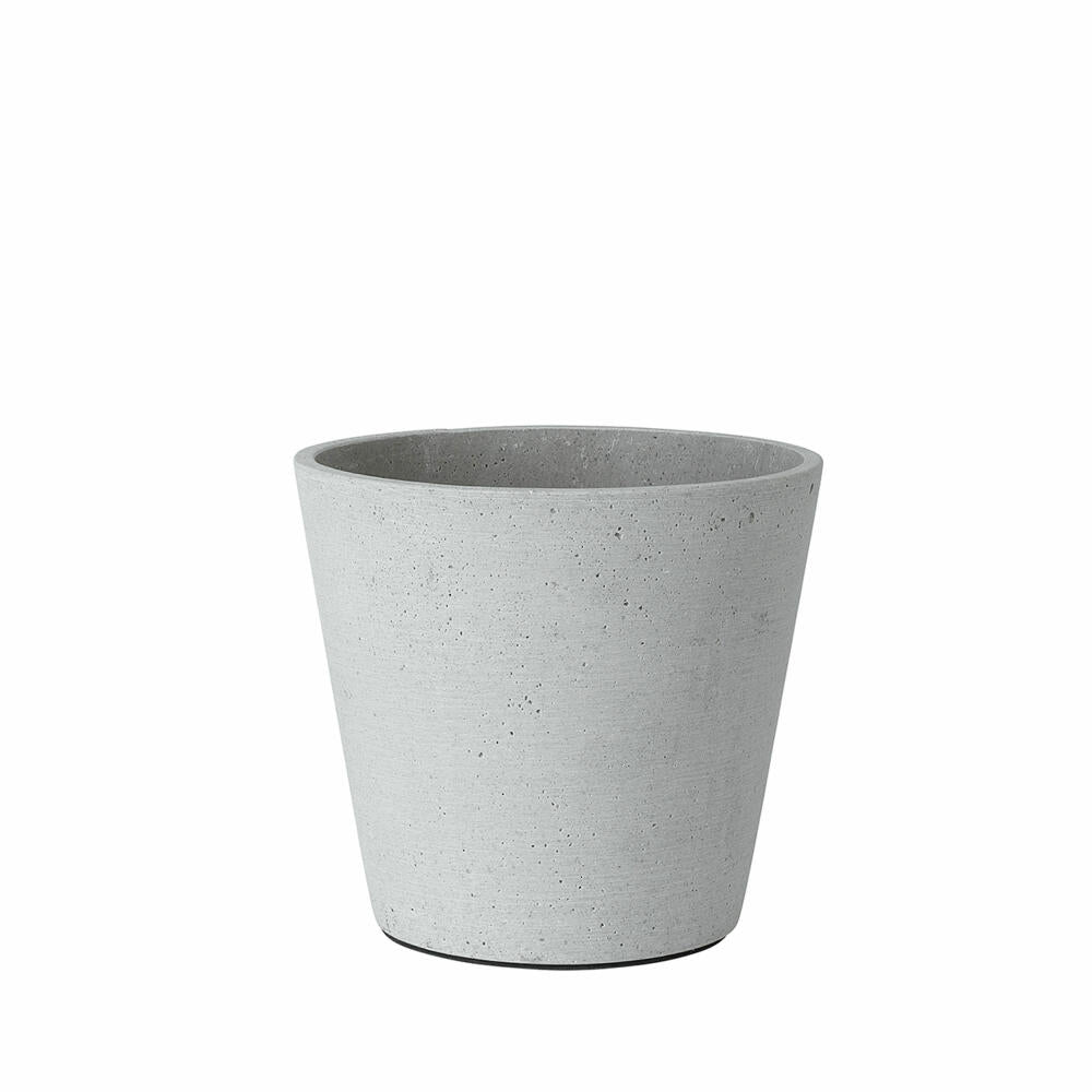 blomus COLUNA planter, light gray, polystone, H 16.5 cm, Ø 18 cm, 65735