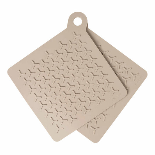 Blomus Set of 2 pot holders FLIP, cooking cloth, pot gripper, silicone, Nomad, 64068