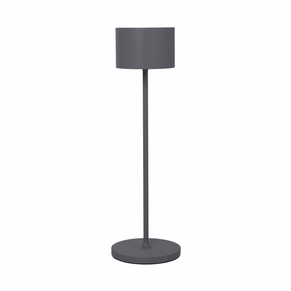 Blomus Mobile LED light FAROL Warm Gray, LED lamp, floor lamp, table lamp, aluminum, gray, 66126