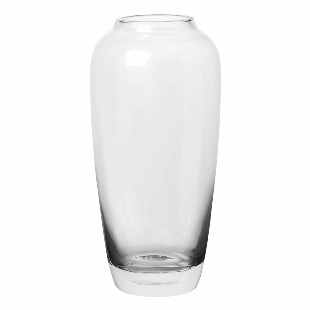 Blomus Vase LETA Clear, decorative vase, flower vase, glass vase, colored glass, 17.2 cm, 66133