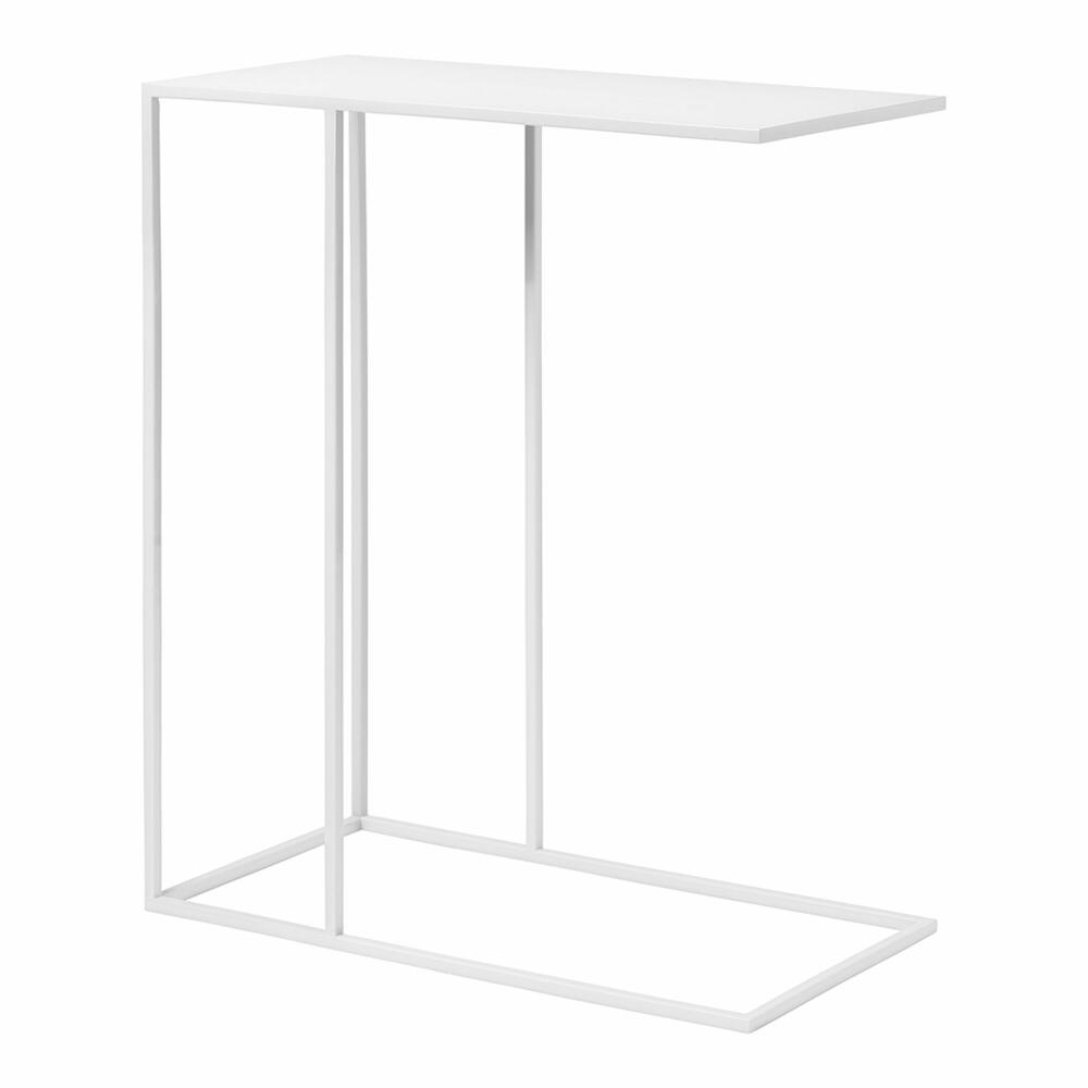 Blomus side table Fera, sofa table, side table, powder-coated steel, white, 80 x 85 x 35 cm, 66199