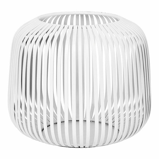 Blomus Laterne Lito S, Indoor Windlicht, Kerzenhalter, Stahl pulverbeschichtet, White, 17 cm, 66203