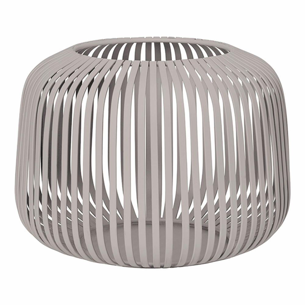 Blomus Laterne Lito XS, Indoor Windlicht, Kerzenhalter, Stahl pulverbeschichtet, Mourning Dove, 10 cm, 66212