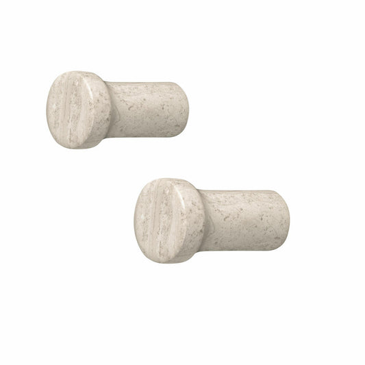 Blomus marble wall hooks set of 2 Lamura Mourning Dove, hooks, marble, 66341